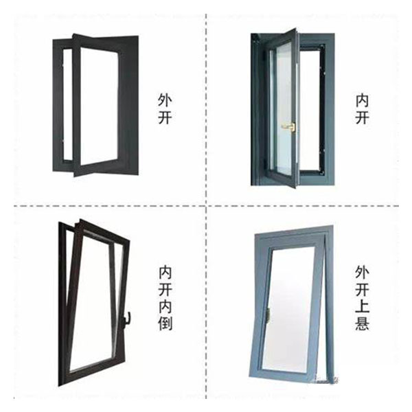 50 non insulated aluminum alloy casement window